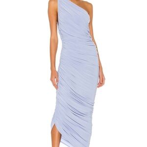 Norma Kamali NWT One-Shoulder Lavender Dress